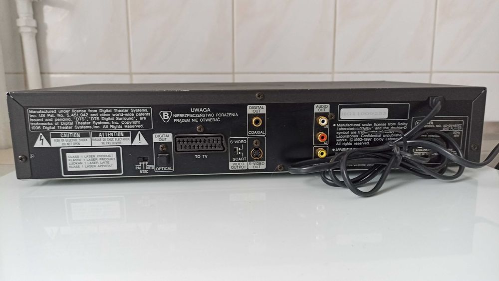 Odtwarzacz video DVD/VCD/CD