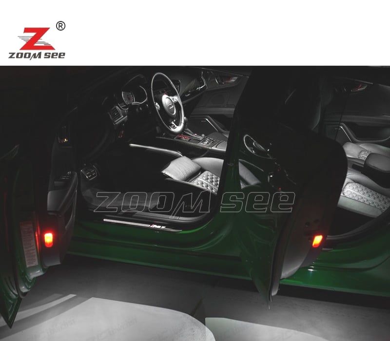 KIT COMPLETO DE 16 LÂMPADAS LED INTERIOR AUDI A7 S7 RS7 C7 QUATTRO 2011-2017