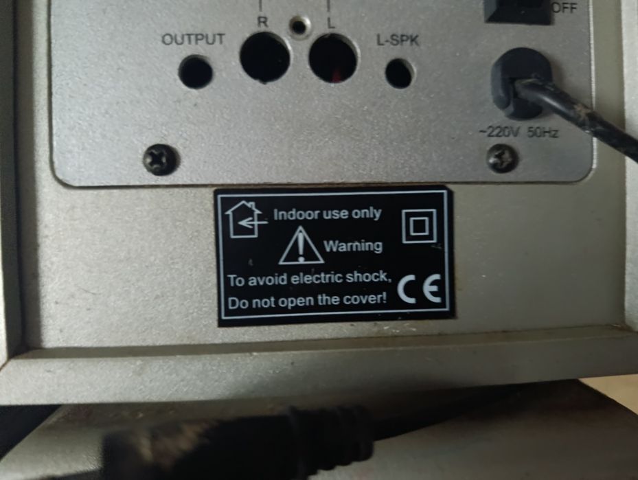 Колонки FgC на проводе