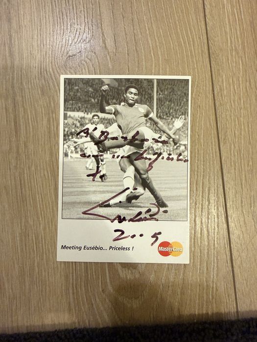 Autografo de Eusébio