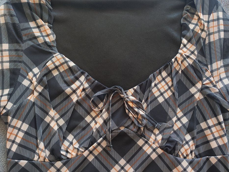 Vestido xadrez; tamanho 40