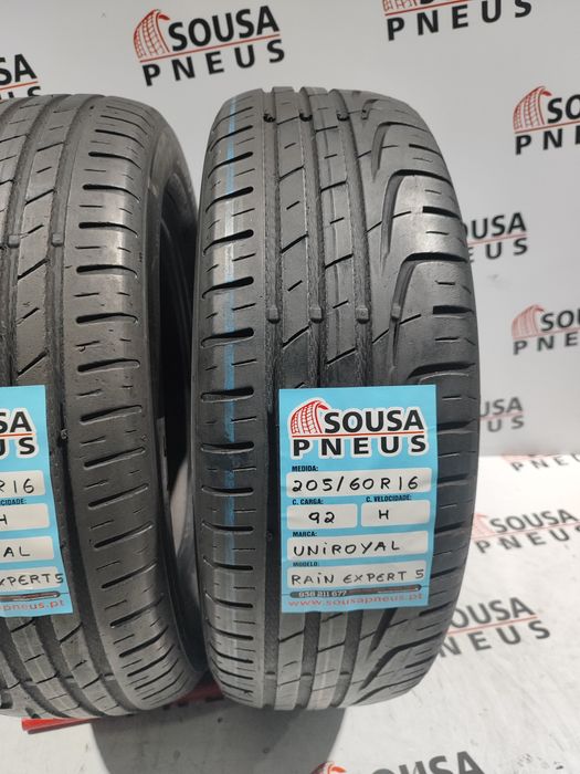 2 pneus semi novos Uniroyal 205-60R16 - Oferta dos Portes
