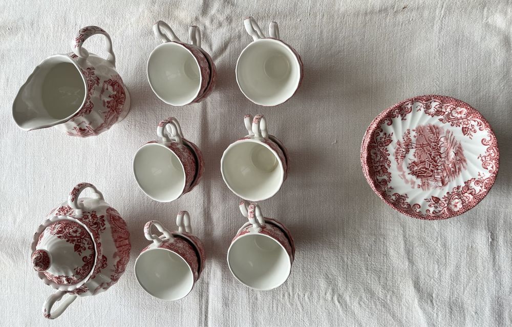 Serviço de café Coaching Scenes, Johnson Bros