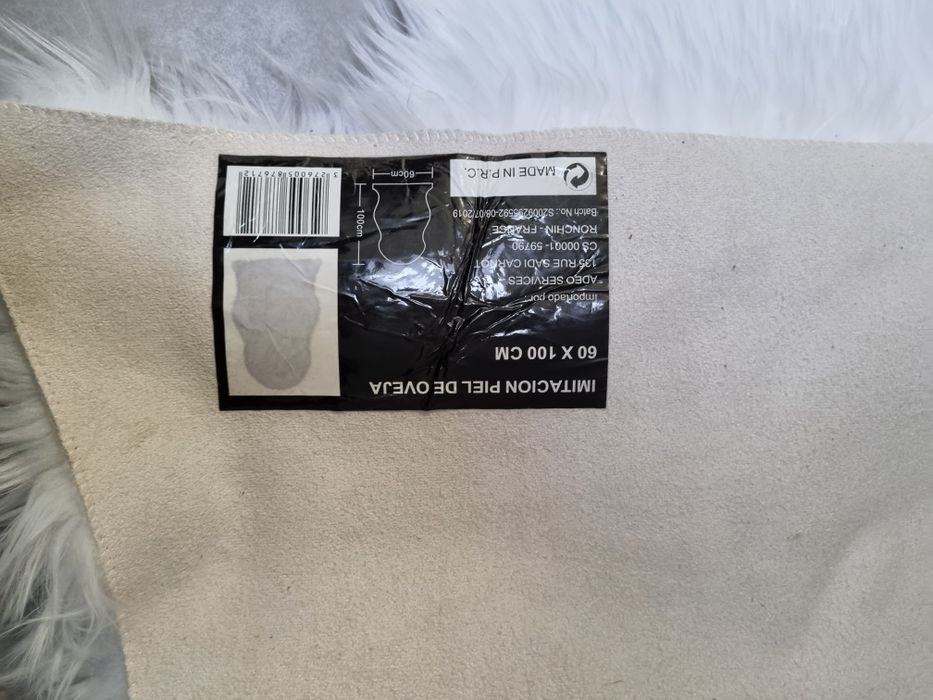 Tapete la de ovelha 60 cm*100 cm