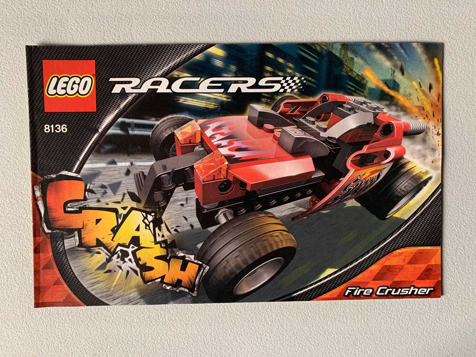 Lego Racers 8136 Manual - Fire Crusher