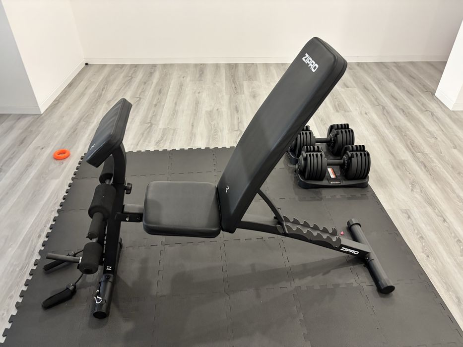 Banco Musculação ZIPRO Volume – Leg Press + Curl Bíceps