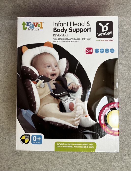 Benbat Redutor para Bebé Reversível 2x Faces em Pelucia e Tecido 0M+