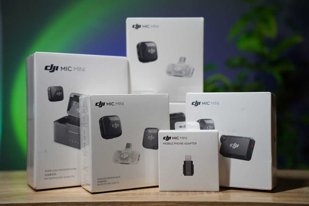 Мобільна версія • DJI Mic Mini Mobile Version (2 TX + 1 Mobile RX)