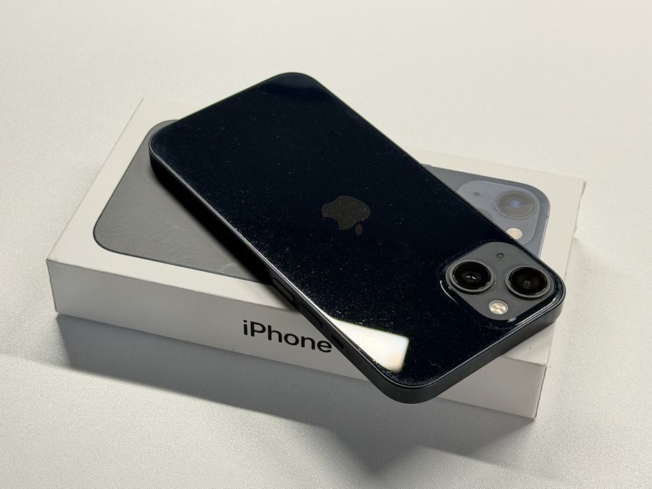 iPhone 13 128 GB Czarny #BDB#Bateria 100%#Komplet #Apple#