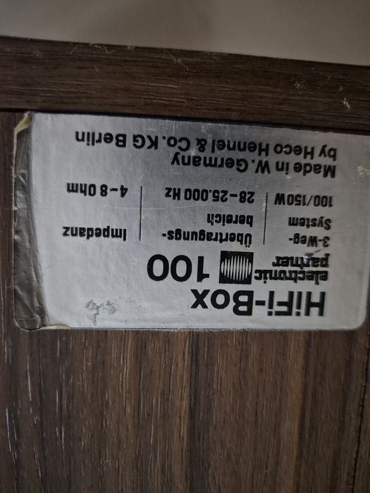 Głośniki Heco, super bas