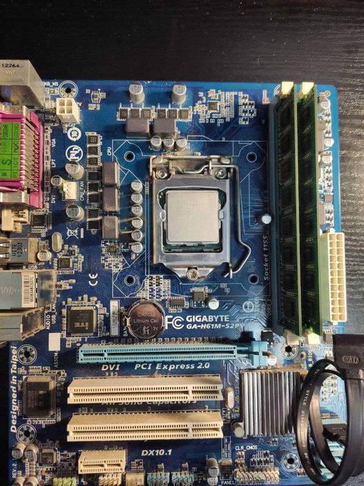Gigabyte ga-h61m-s2pv 1155 socket