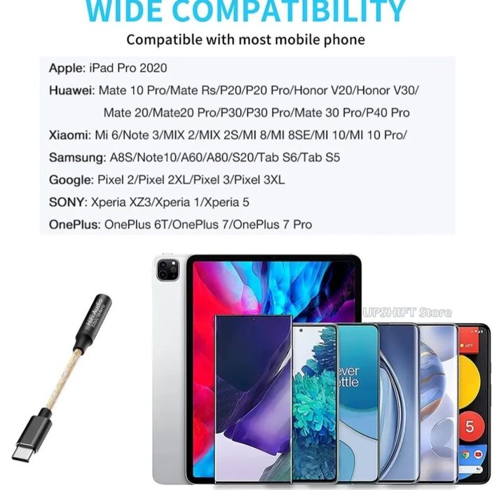 CX31993 DAC/AMP wzmacniacz słuchawkowy USB C 3.5mm