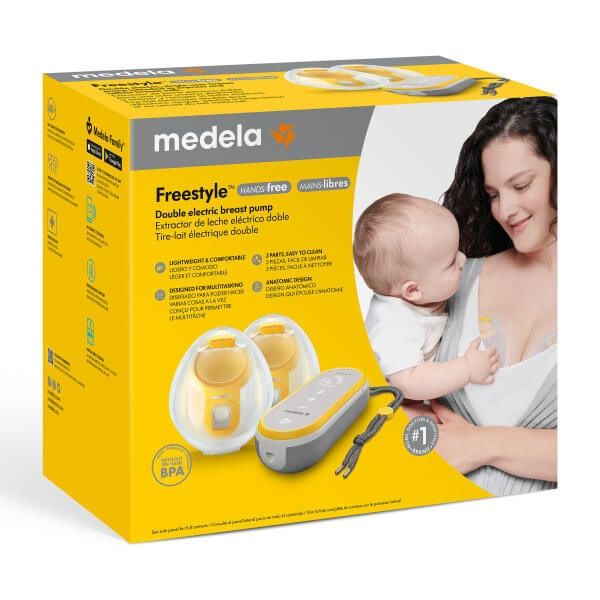 Портативний подвійний електричний молоковідсмоктувач Medela,