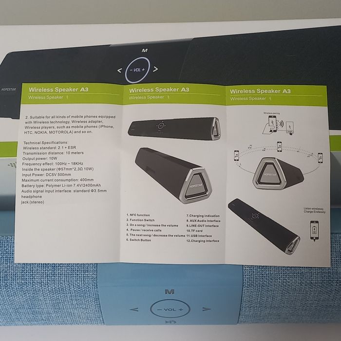 Продам новую bluetooth колонку HopeStar A3