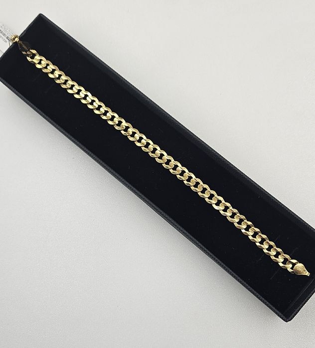 Złota bransoletka męska pancerka 585 GOLD MONEY