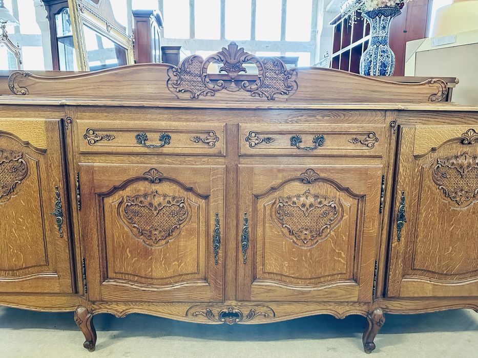 Zadbana i bogato rzeźbiona KOMODA LUDWIKOWSKA :)