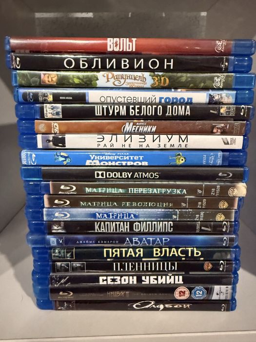 Blu-ray & DVD диски с фильмами и мультфильмами