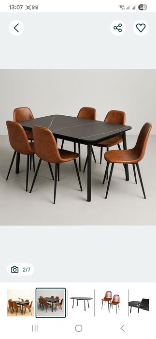 Conjunto mesa e cadeiras Troca