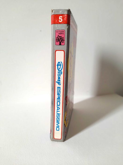 Livro Vintage de BD Disney Especialíssimo Número 5 Coleção Anos 80