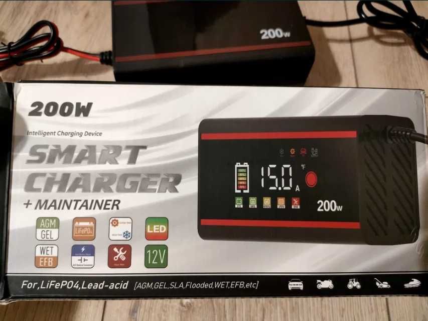 Зарядний пристрій EAFC на 12v 15 ампер 200W (LiFePO4, AGM, GEL)