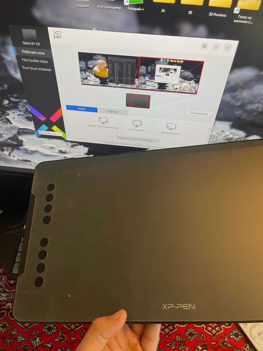 Графический планшет XPPen Deco 01 V2