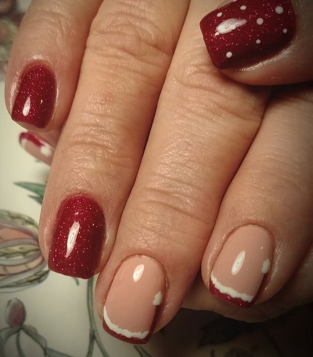 Paznokcie żelowe hybrydowe przedłużanie paznokci z dojazdem