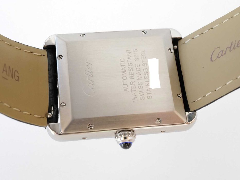 Cartier Tank Solo XL White Dial Diamond Bezel Automatic