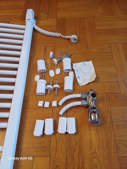 Grzejnik elektryczny z regulacją  temperatury 150cm x50cm 300w okazja