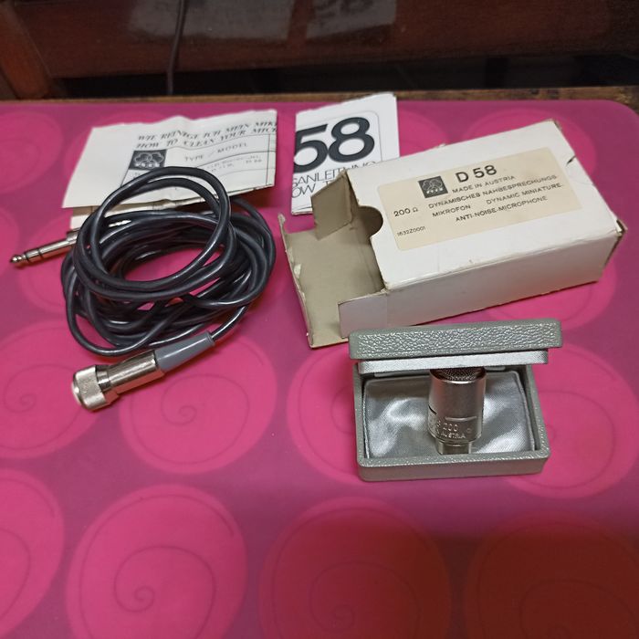 AKG D58 200 mikrofon dynamiczny retro