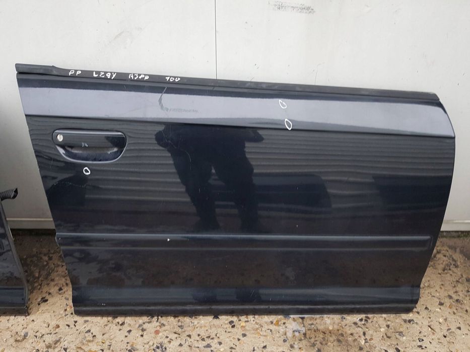 AUDI A3 8P 04-12r DRZWI PRAWE PRZEDNIE PRZÓD LZ9Y