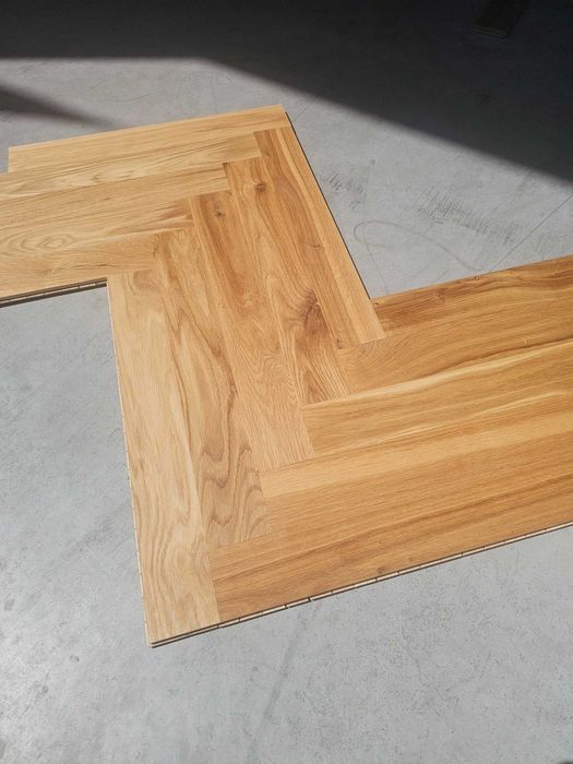 Parkiet dębowy olej 13x70x490 jodełka (warstwa 6mm)
