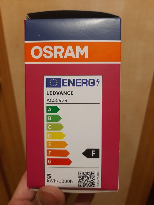 Żarówki Led mleczne Osram e27 4,9W 4000K 5szt