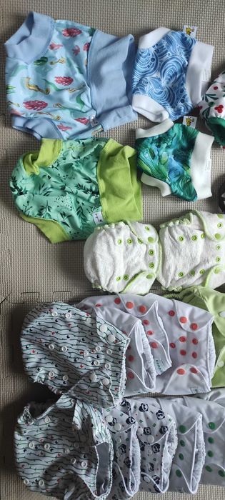 Wielki zestaw pieluch wielorazowych