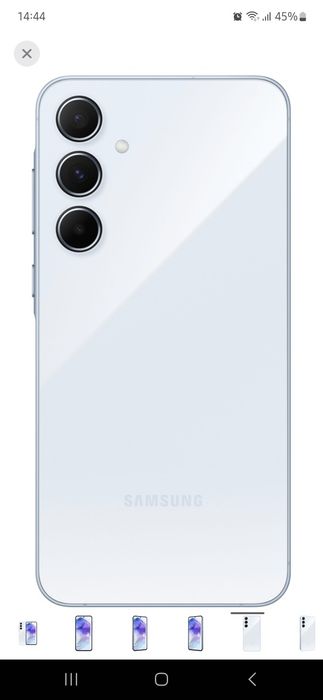 Samsung A55 холодный голубой