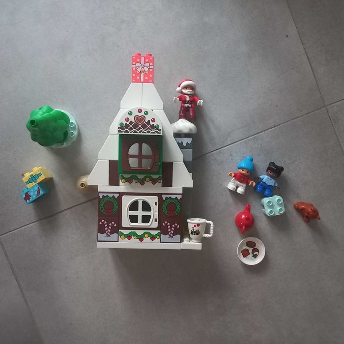 Lego duplo piernikowy domek świętego Mikołaja