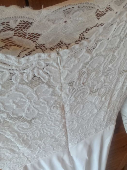 Suknia ślubna ecru M