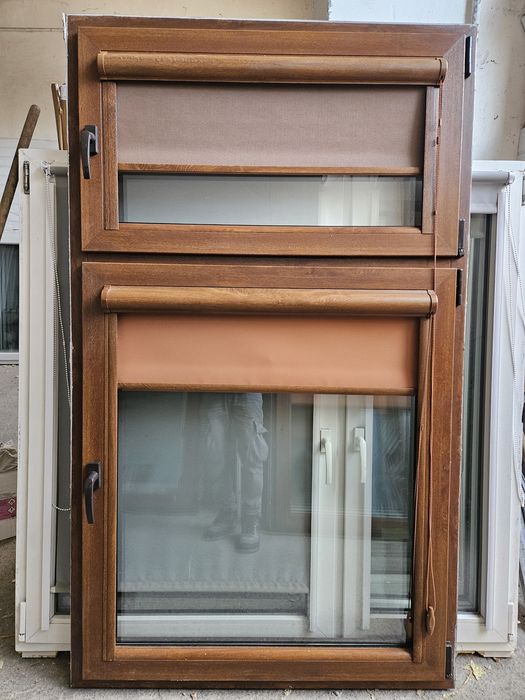 Okna Pcv -sz104x175w- (4szt) Złoty Dąb Dwustronny