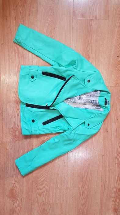 Стильная кожаная куртка курточка шкiряна косуха бомбер кожанка авиатор