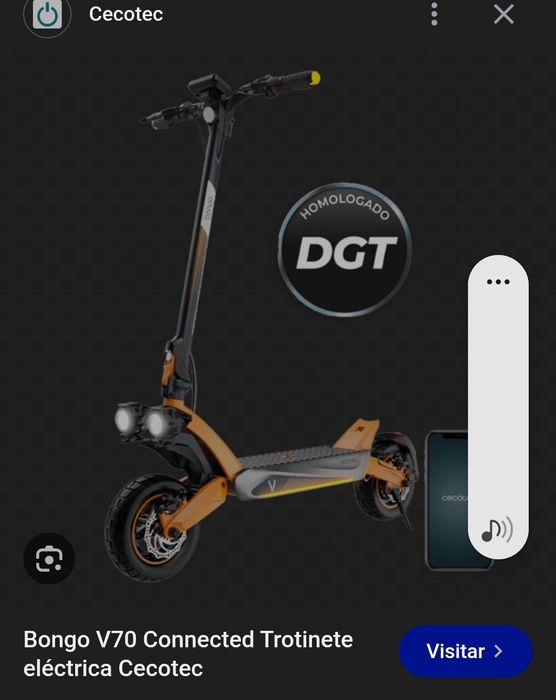 Vendo trotinete eletrica cecotec 70v