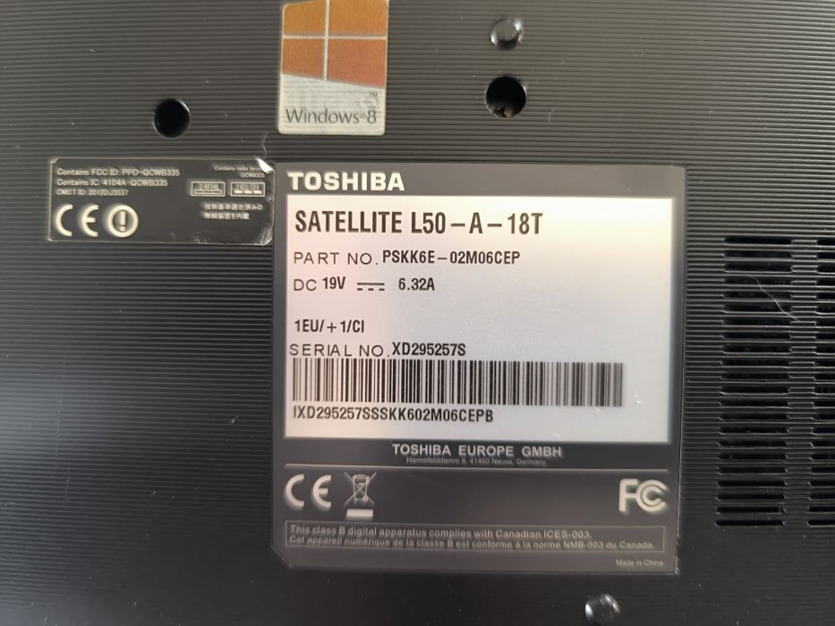 Toshiba Satélite L50 A 18T