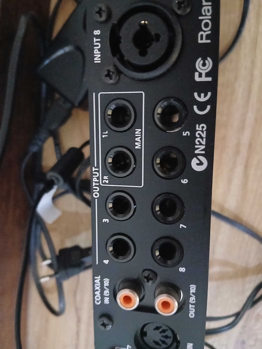 Roland octa-capture interface de áudio digital profissional