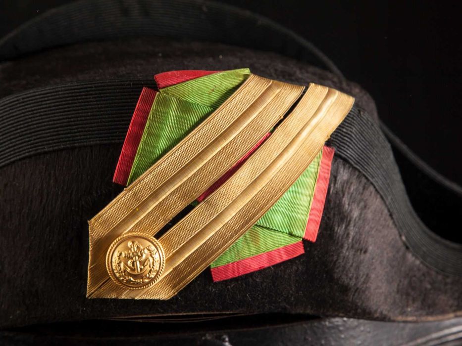 Chapéu Bicornio de Oficial da Marinha