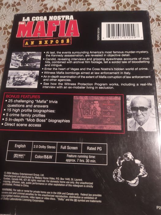 La Cosa Nostra Mafia an Exposé Kraków Krowodrza • OLX.pl