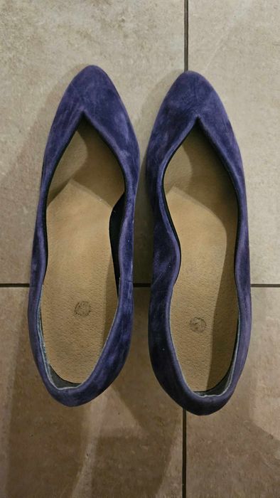 Fioletowe szpilki obcasy rozmiar 36