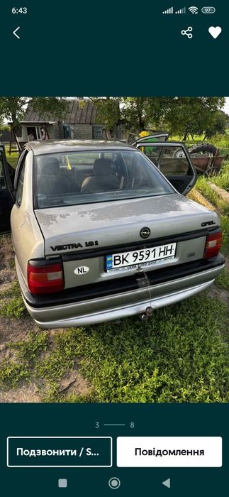 Опель Вектра А  фонарі