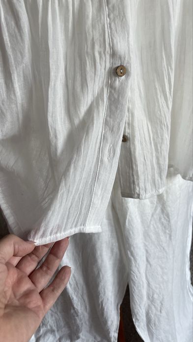 Zwiewna bluzka boho ecru GIOYA 40/42/44/46