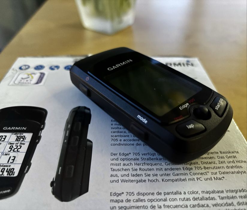Garmin Edge 705 na rower GPS- licznik i nawigacja.
