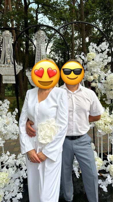 Костюм білий, Розмір л-хл