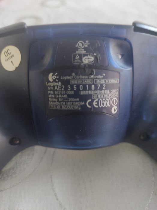 Comando PS2 Logitech sem recetor