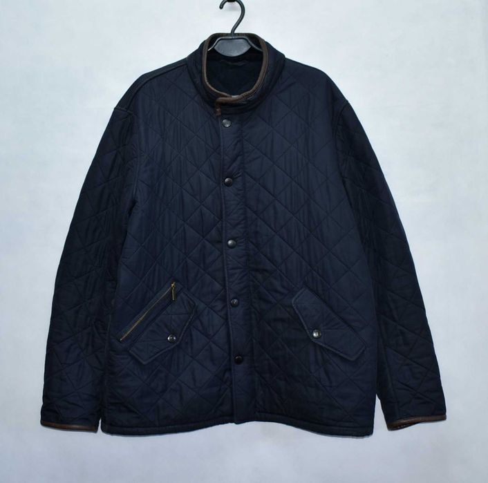 Barbour Powell Pikowana Kurtka na Polarze XL